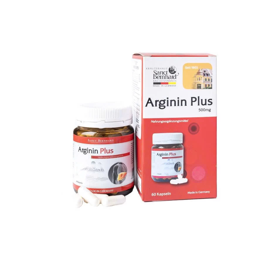 Viên uống ARGININ PLUS KAPSELN (60 viên)