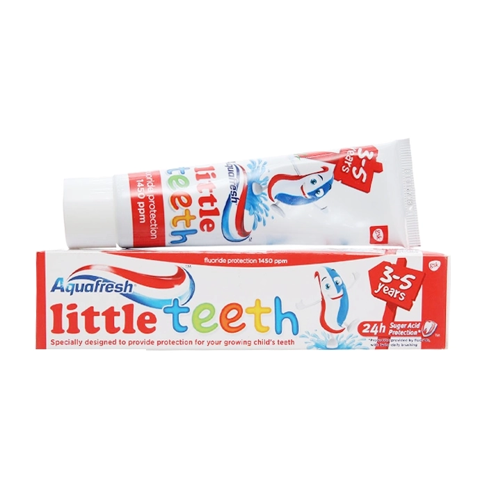 Kem đánh răng cho trẻ Aquafresh Little Teeth 3 - 5 Tuổi 50ml (Tuýp)