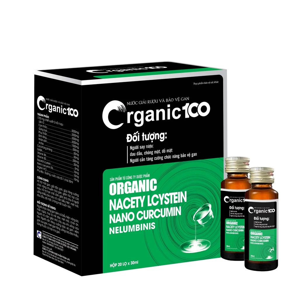 Organic 100 Hộp 20 lọ x 30ml