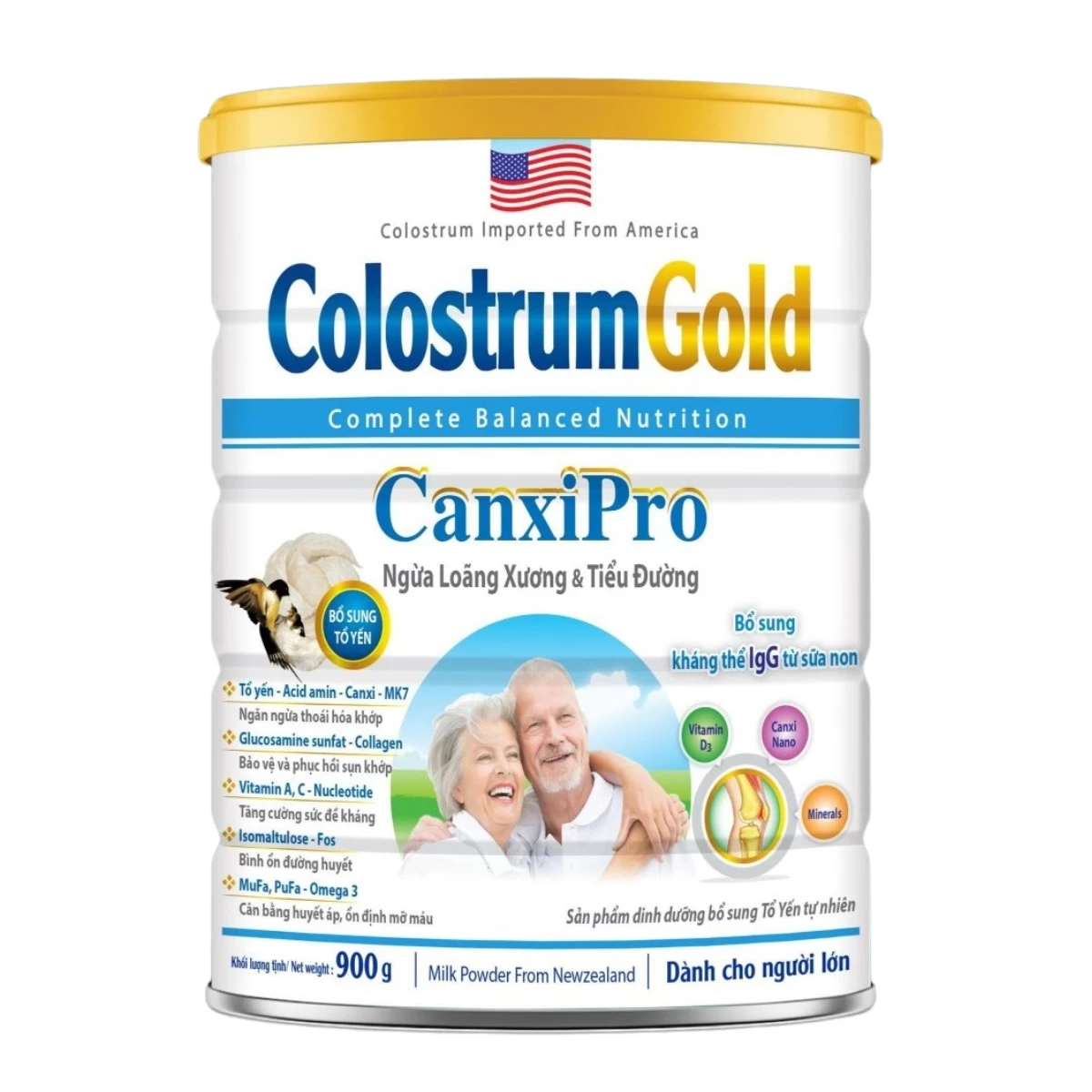 Sữa Colostrum Gold Canxi Pro Sài Gòn Milk (Hộp 900g)